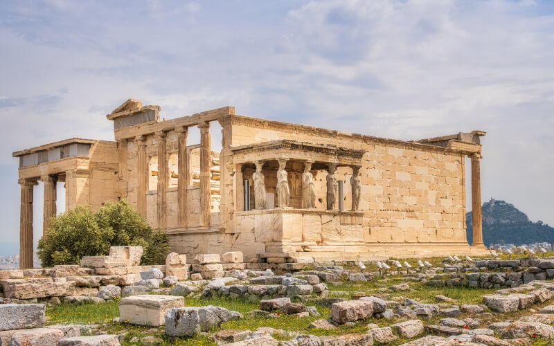 Akropolis jako tip na dovolenou v červenci